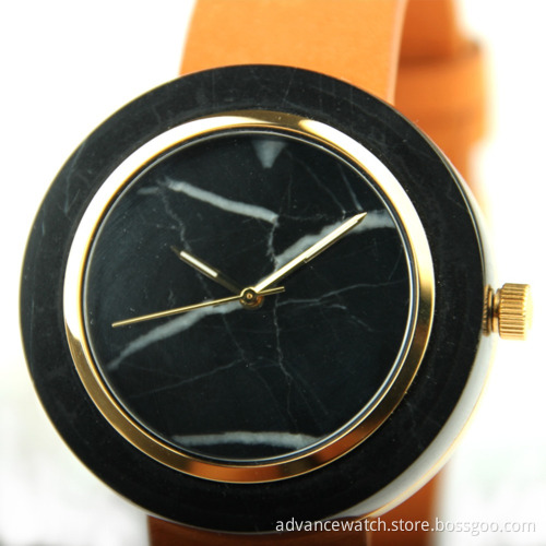 New design marble stone fashion watch for man, 2017 new trendy luxury products
